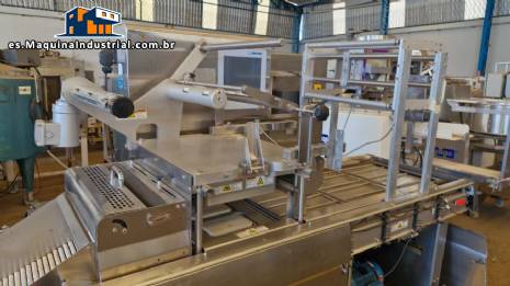 Envasadora termoselladora autom�tica de bandejas de acero inoxidable Multivac