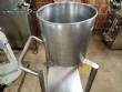 Tanque de trasiego con soporte y ruedas de acero inoxidable 20 litros
