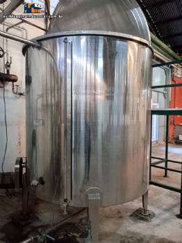 Tanque de acero inoxidable Zegla de 5.000 litros con hervidor