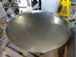 Mesa clasificadora acumuladora giratoria de acero inoxidable de 1100 mm
