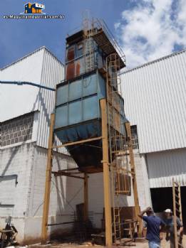 Silos de acero al carbono con sistema de filtro de mangas