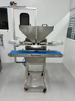 Dispensador monodosis Alimtec para trufas y bombones de chocolate, con 3 boquillas.