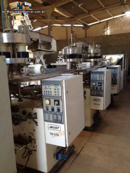 L�nea para producci�n de palomitas de ma�z ma�z molido y ma�z