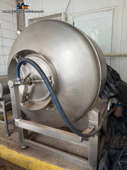 Vaso de masaje Ibrasmak de acero inoxidable de 750 litros para carne