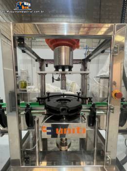 Rosqueadeira inox com 1 cabe�ote Uniti 1000 tampas/hora