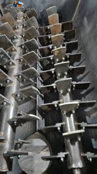 Mezcladora/trituradora/desagregadora de acero, 20 CV, 1,5 toneladas.