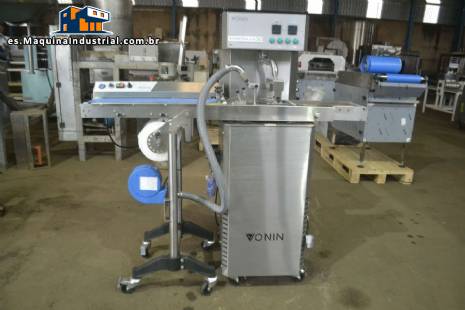 Templadora con tapa de acero inoxidable Vonin 90 kg