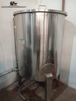 Tanque de almacenamiento de acero inoxidable Zegla de 1.000 litros