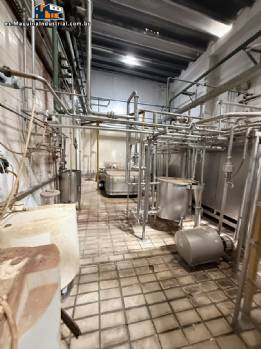 Sistema UHT VTIS Tetra Pak para el procesamiento as�ptico y la esterilizaci�n de leche y productos l�cteos, con una capacidad de 13.000 litros por hora.