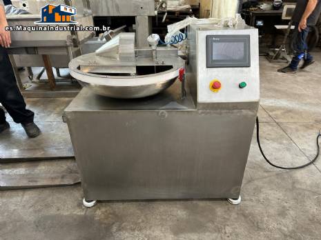 Procesador/cortador de alimentos de acero inoxidable para picar y emulsionar carnes y embutidos, 20 litros.