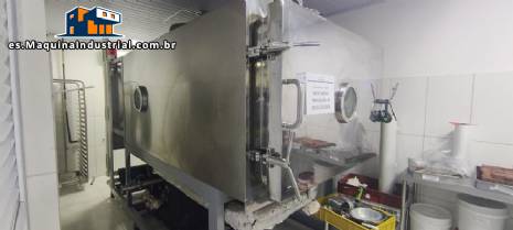 Liofilizador, máquina liofilizadora de acero inoxidable con capacidad para 50 kg a 60 kg. Liofilizador, máquina liofilizadora de acero inoxidable con capacidad para 50 kg a 60 kg.