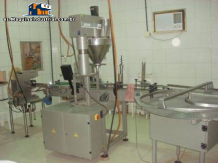 llenado de polvo en frascos de Masipack llenado de polvo en frascos de Masipack